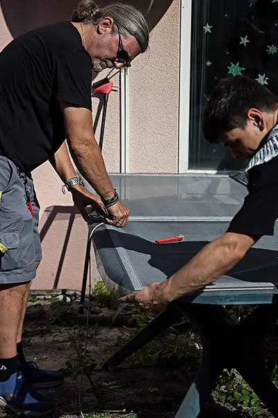 Wienersonnenschutz Anpassung Insektenschutzgitter